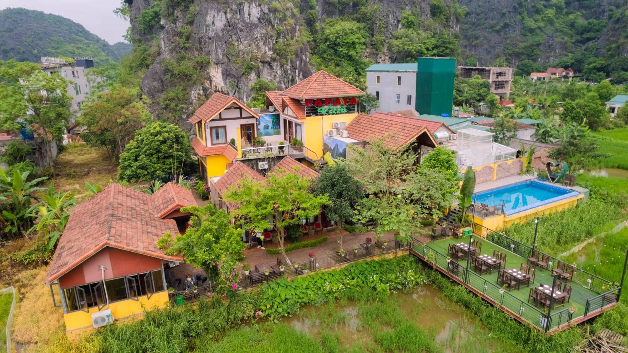 Papaya Bungalow & Rice Fields Lejlighed Ninh Binh Eksteriør billede