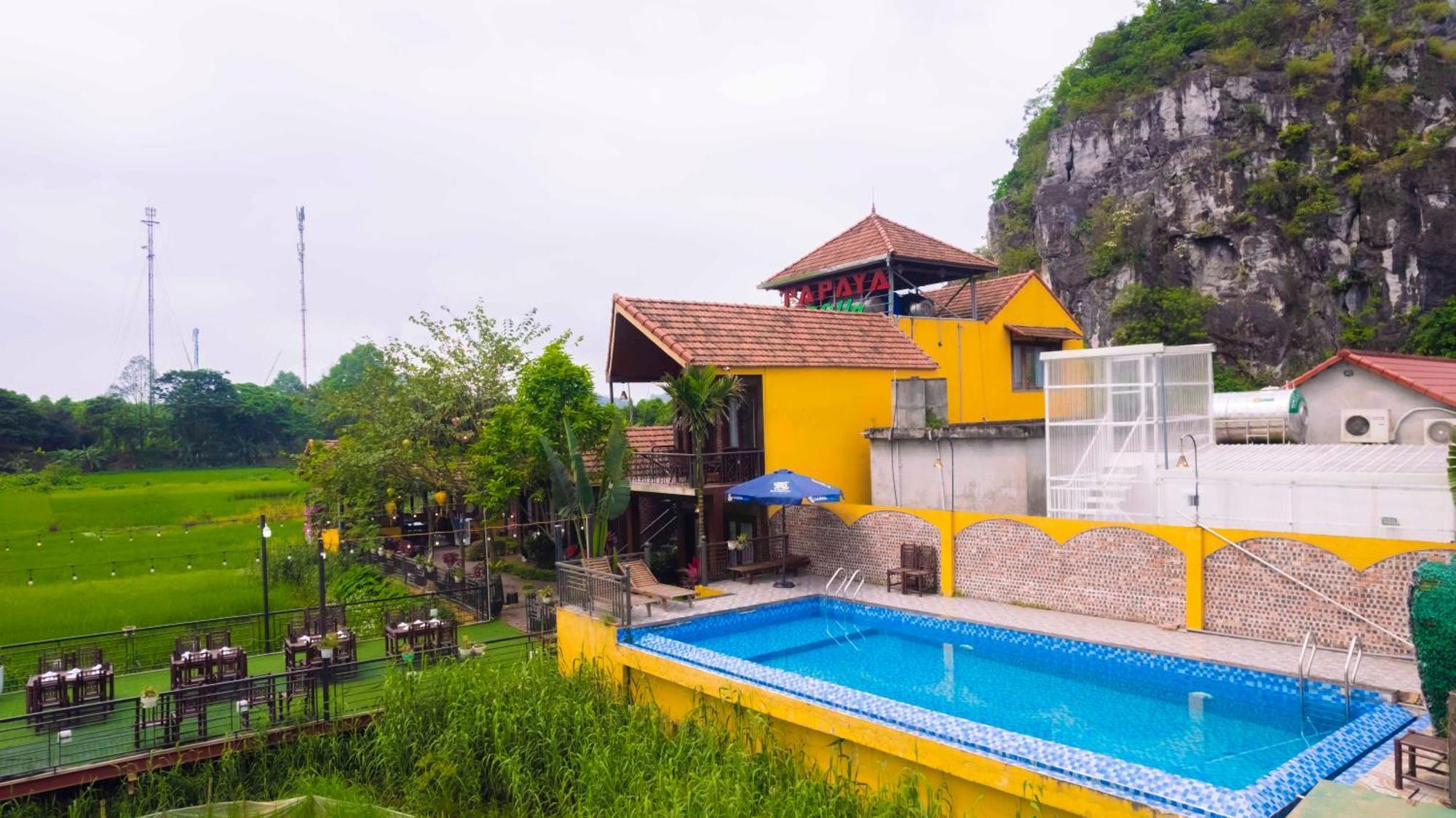 Papaya Bungalow & Rice Fields Lejlighed Ninh Binh Eksteriør billede